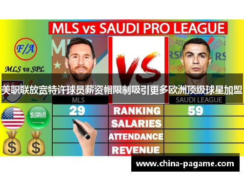 美职联放宽特许球员薪资帽限制吸引更多欧洲顶级球星加盟